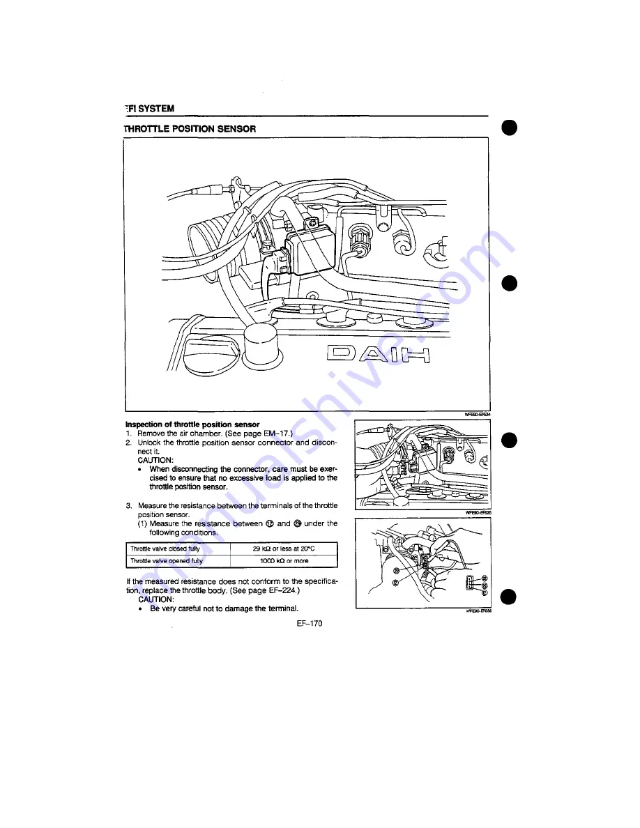 Daihatsu F300 Service Manual Download Page 1538