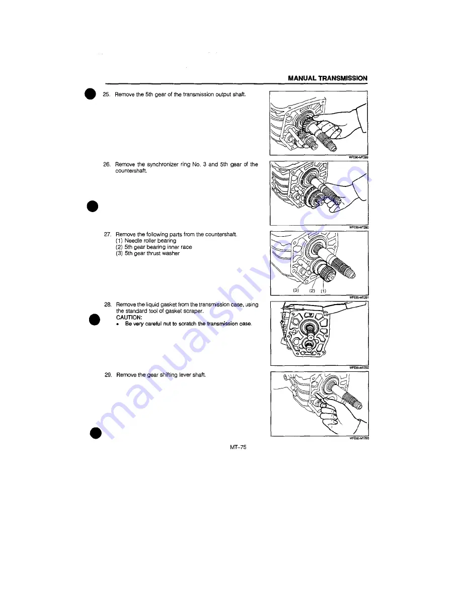 Daihatsu F300 Service Manual Download Page 156