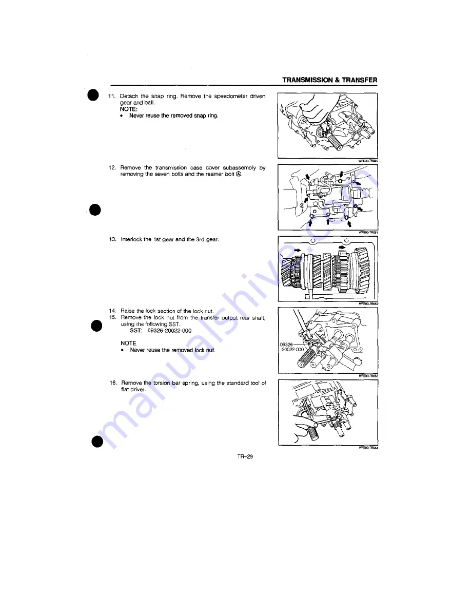 Daihatsu F300 Service Manual Download Page 219