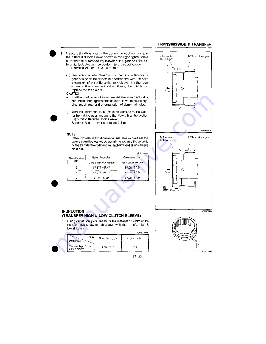 Daihatsu F300 Service Manual Download Page 228