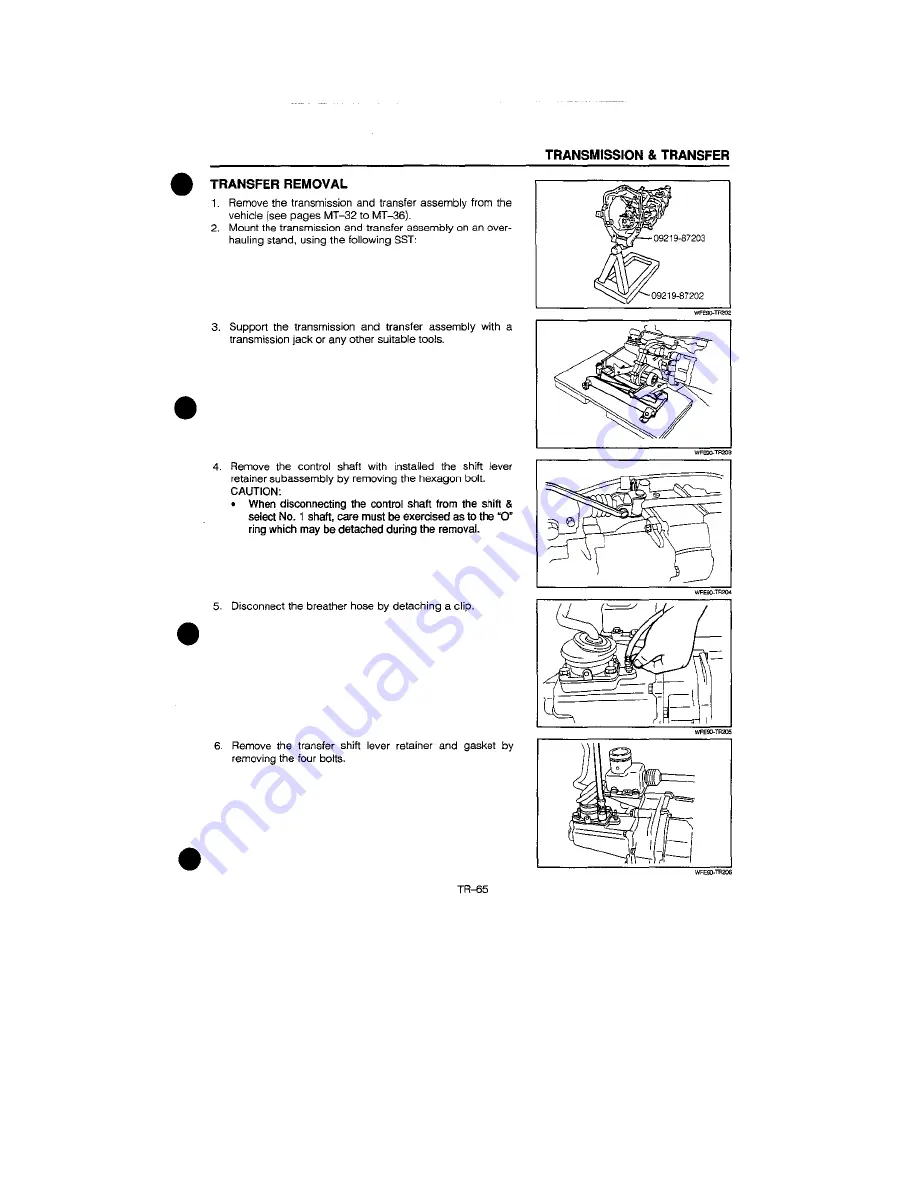 Daihatsu F300 Service Manual Download Page 254