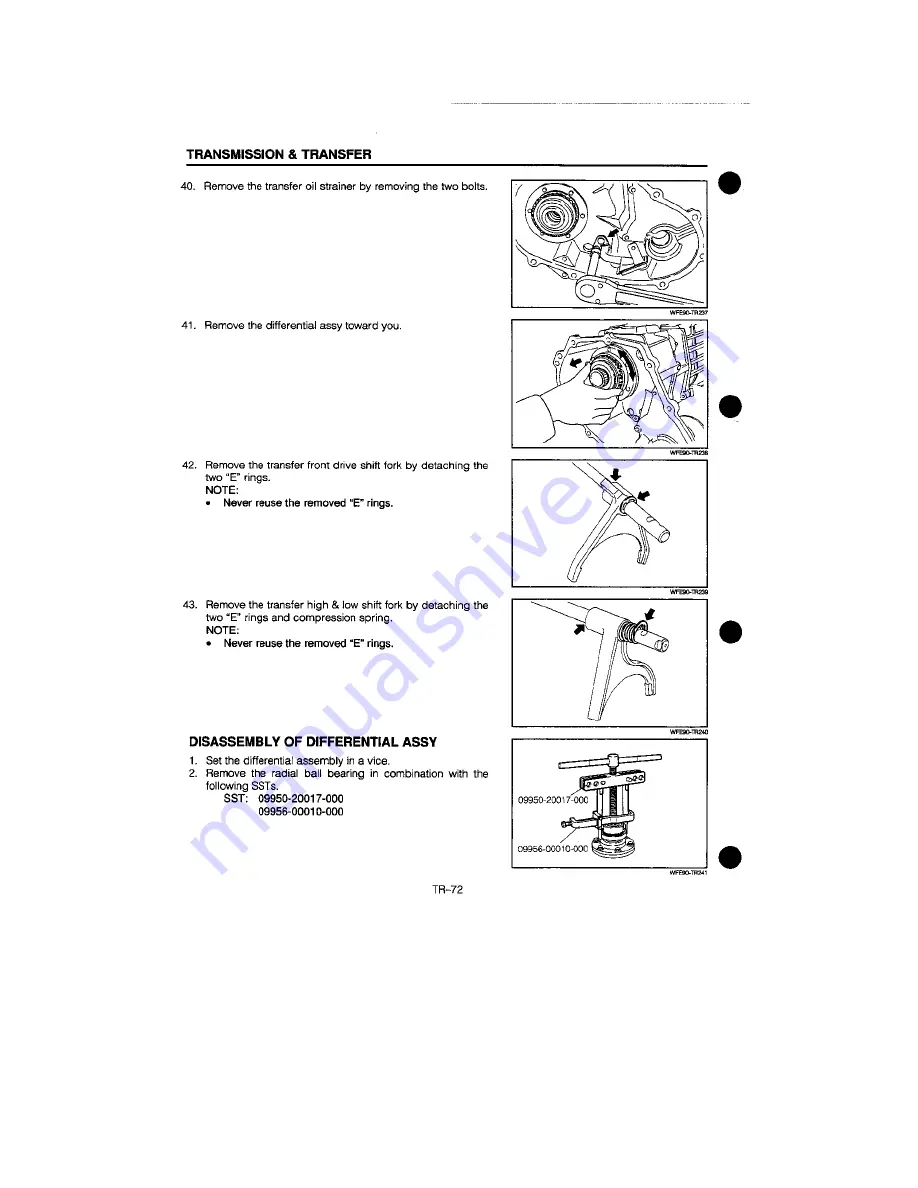 Daihatsu F300 Service Manual Download Page 261