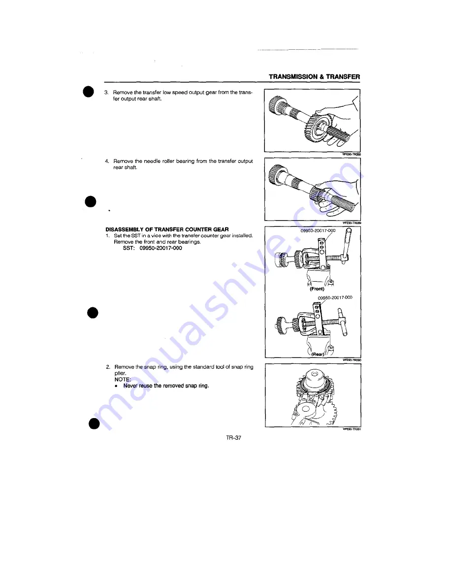 Daihatsu F300 Service Manual Download Page 284