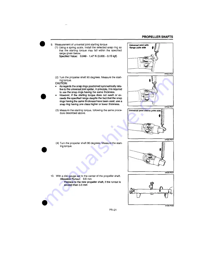 Daihatsu F300 Service Manual Download Page 305