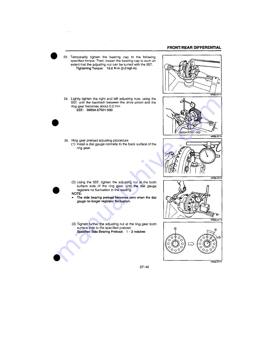 Daihatsu F300 Service Manual Download Page 351