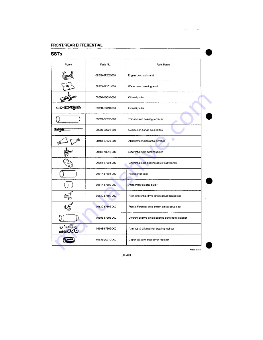 Daihatsu F300 Service Manual Download Page 366