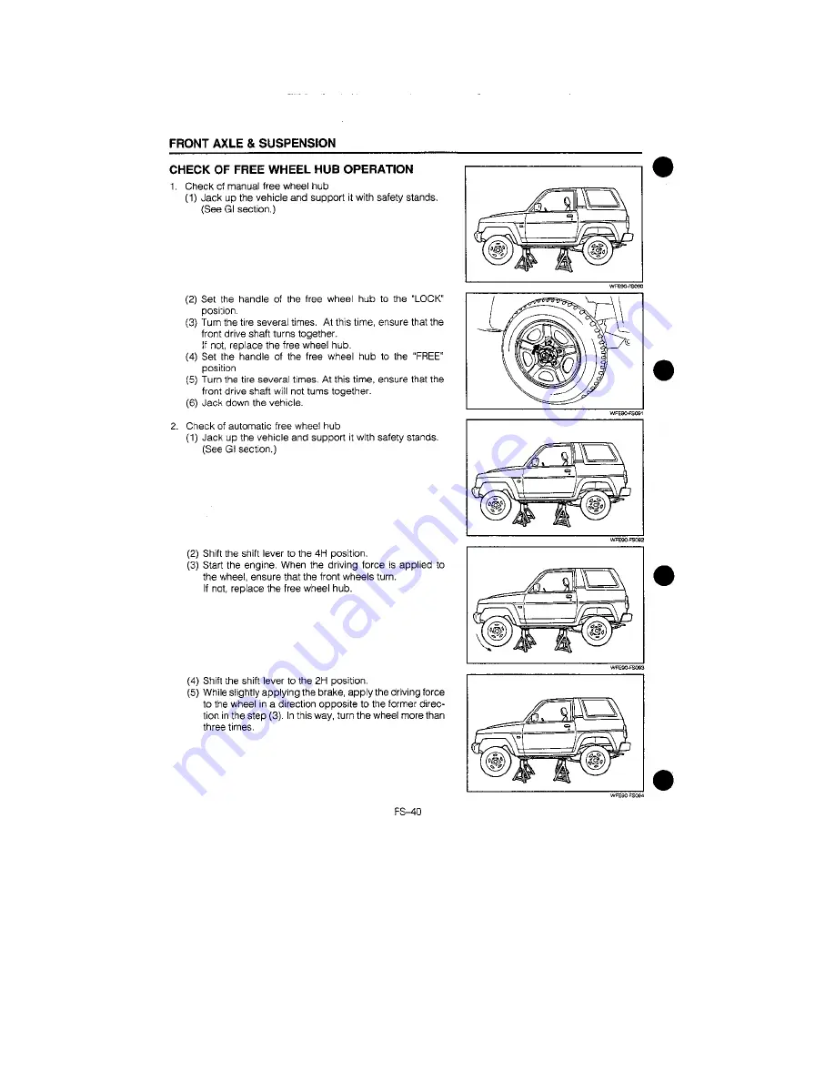 Daihatsu F300 Service Manual Download Page 408