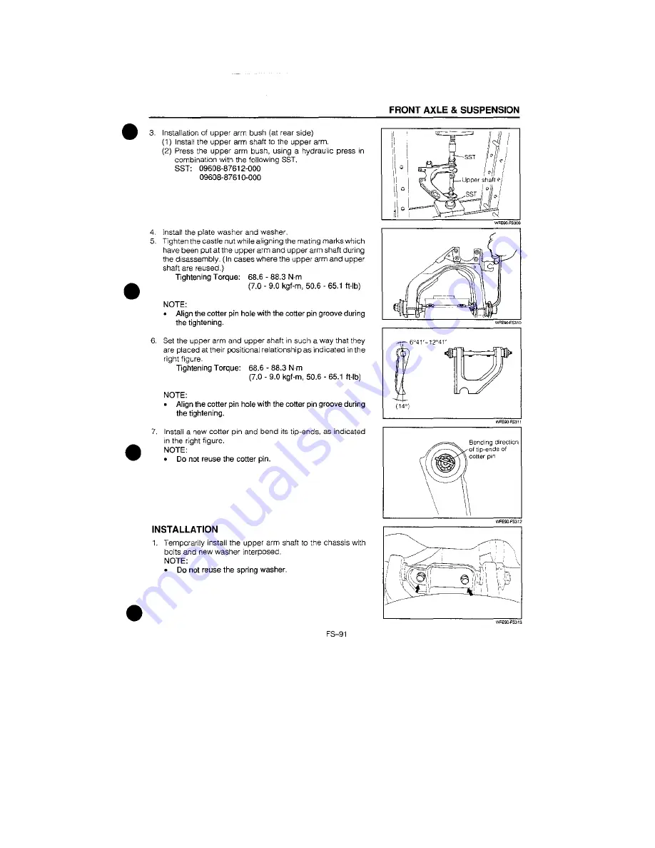 Daihatsu F300 Service Manual Download Page 459