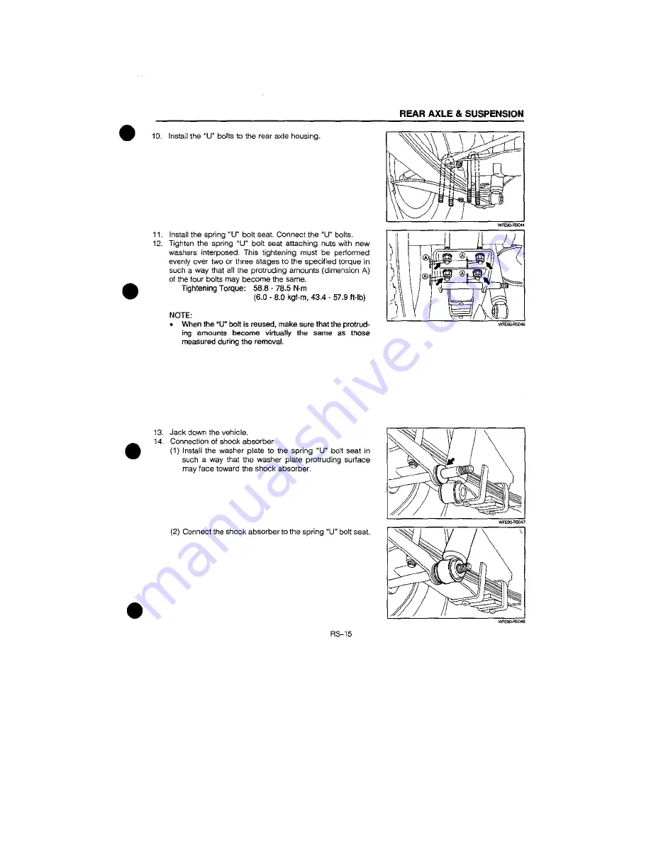 Daihatsu F300 Service Manual Download Page 505