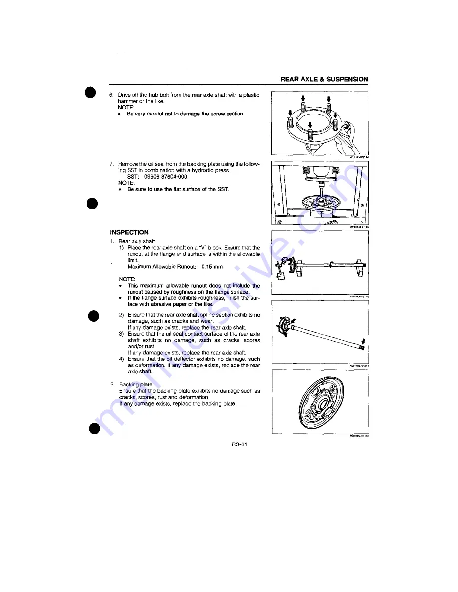 Daihatsu F300 Service Manual Download Page 521