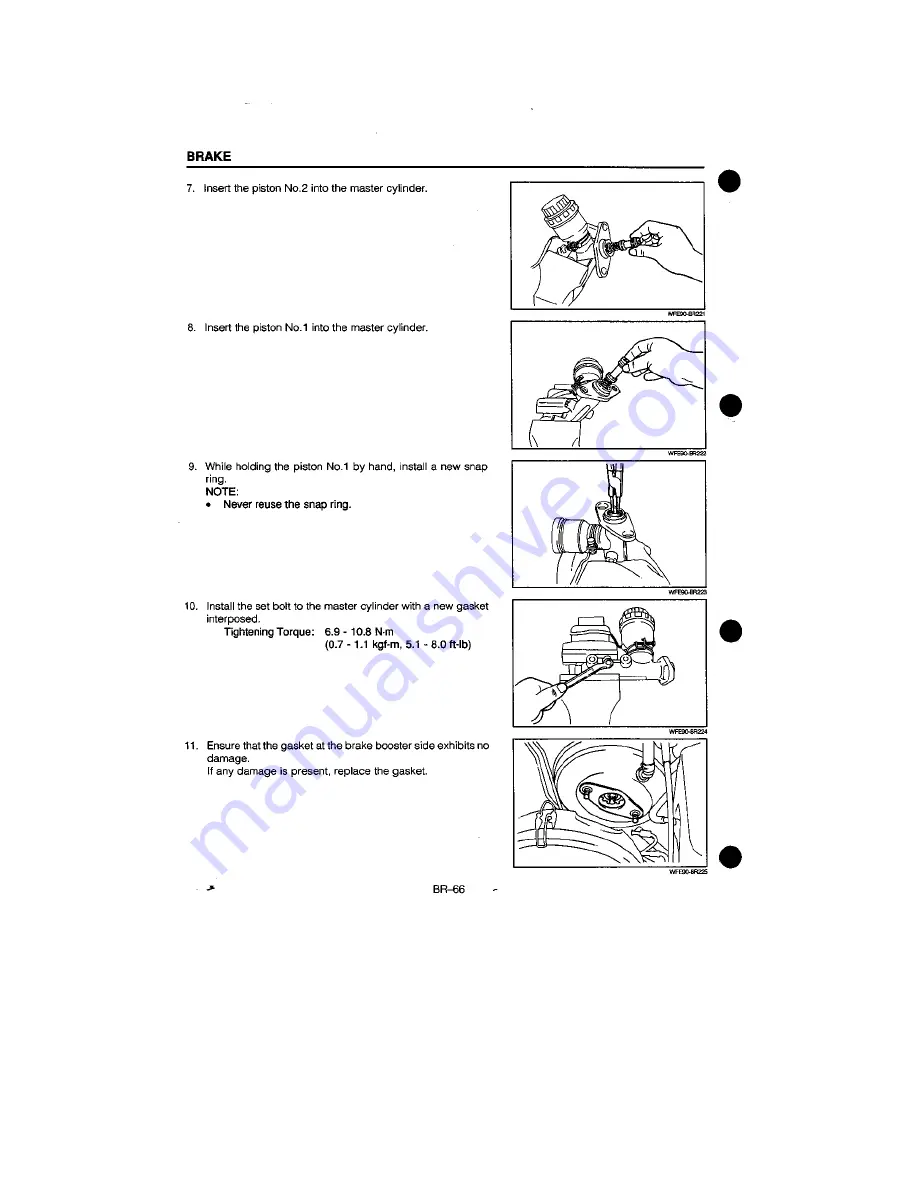 Daihatsu F300 Service Manual Download Page 594