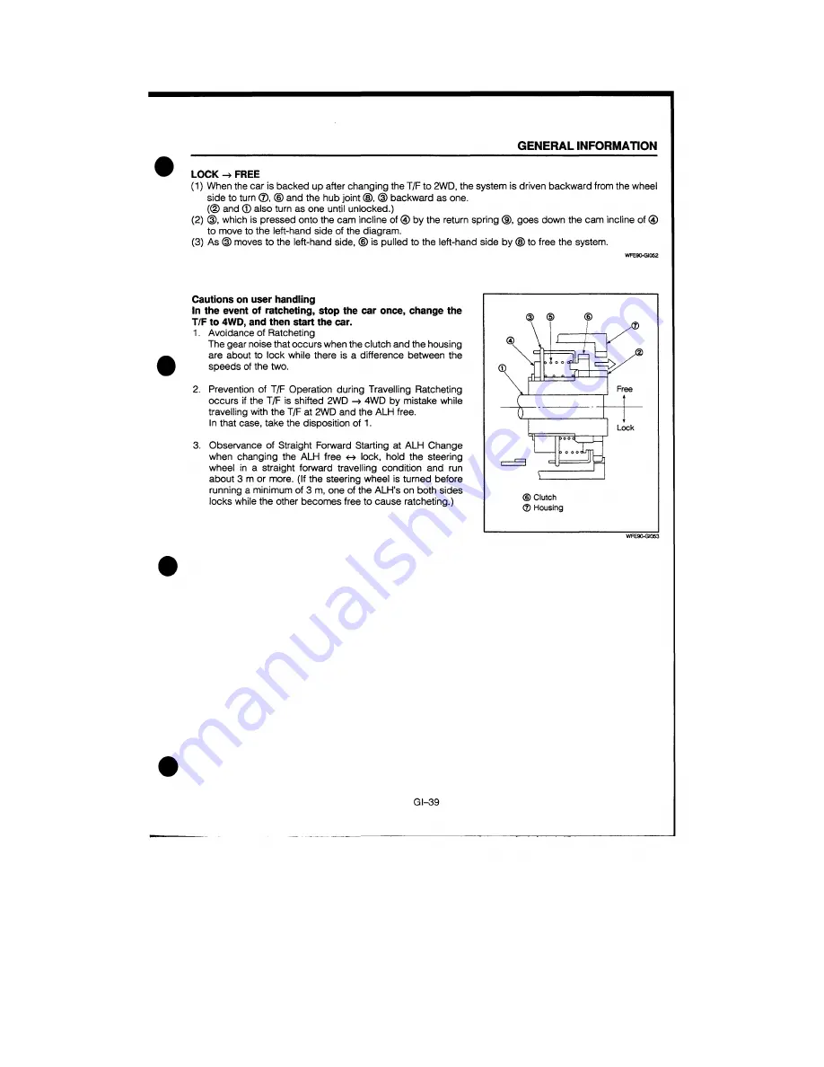 Daihatsu F300 Service Manual Download Page 665