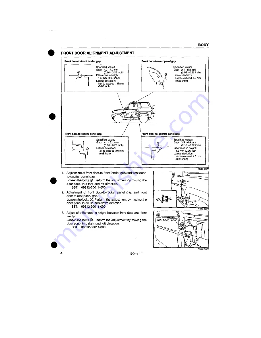 Daihatsu F300 Service Manual Download Page 791