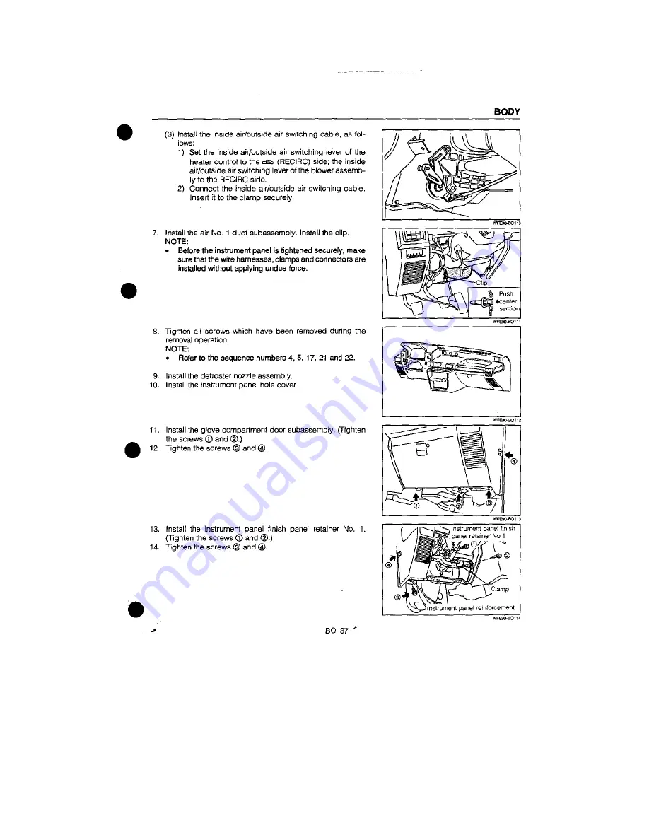 Daihatsu F300 Service Manual Download Page 817