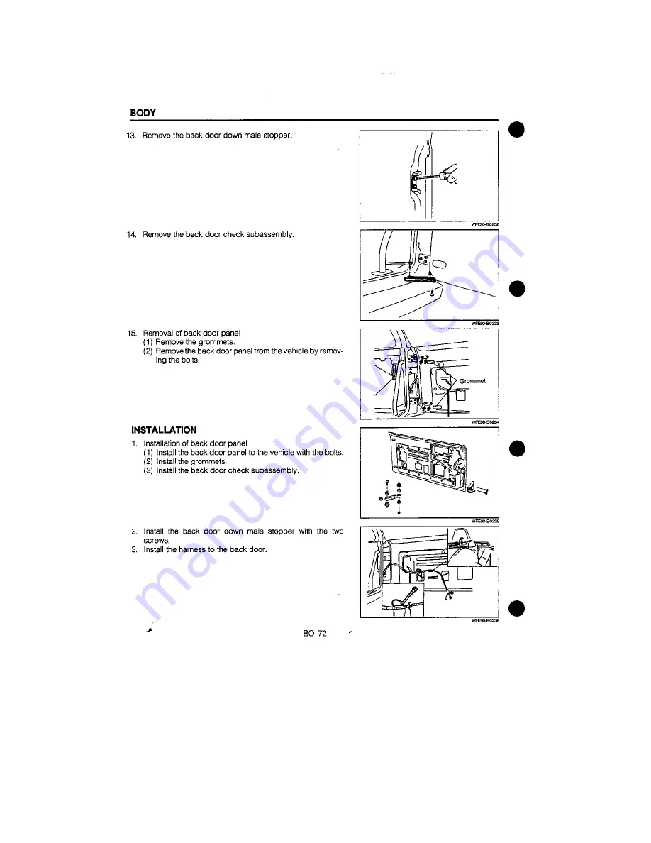 Daihatsu F300 Service Manual Download Page 852