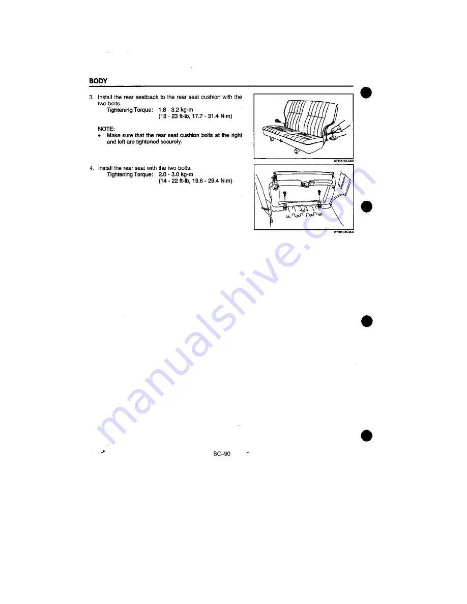 Daihatsu F300 Service Manual Download Page 870