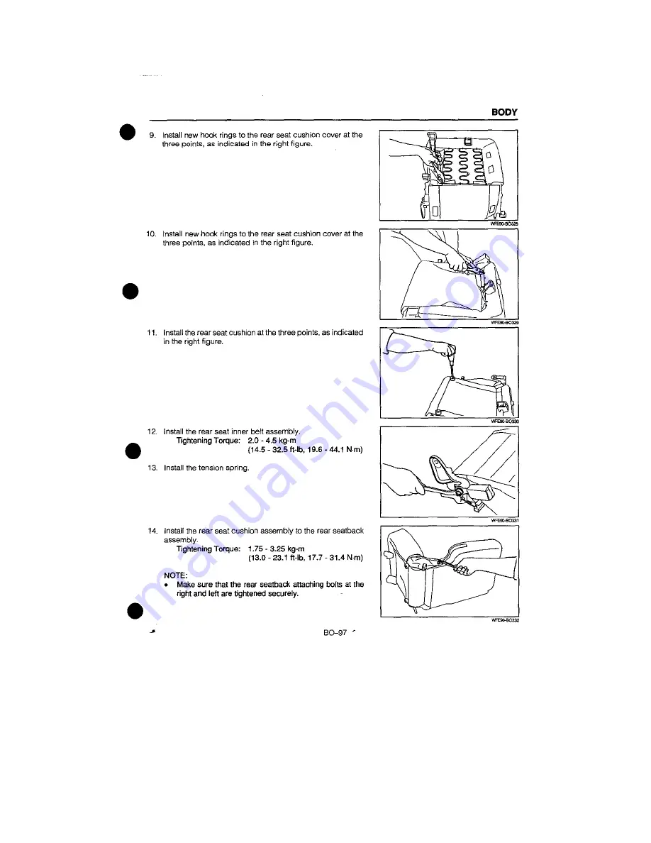 Daihatsu F300 Service Manual Download Page 877