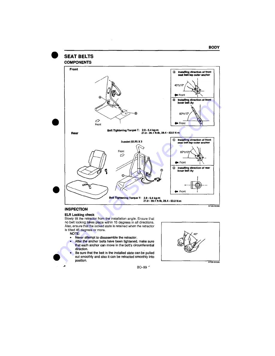 Daihatsu F300 Service Manual Download Page 879