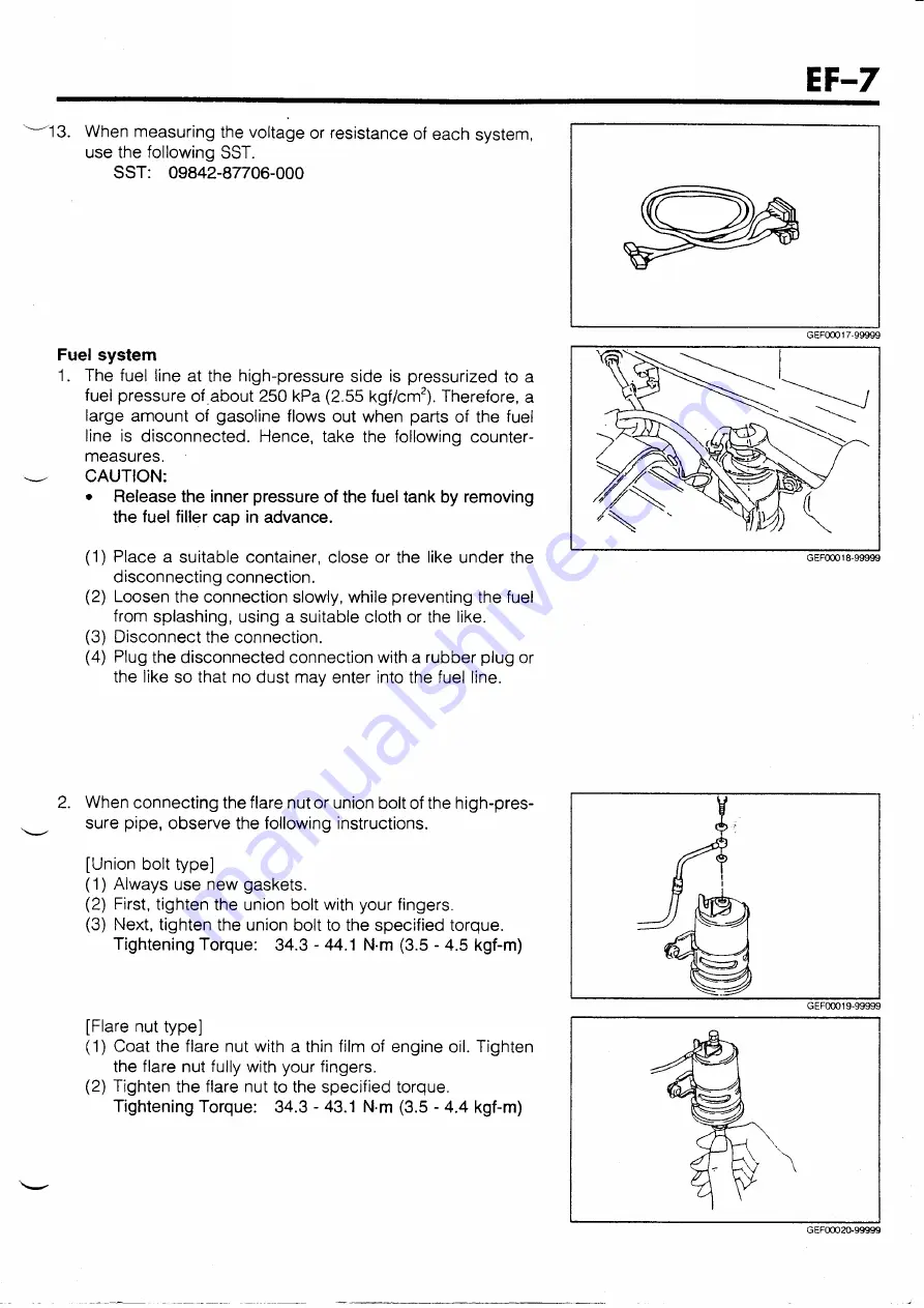 Daihatsu G200 Service Manual Download Page 189