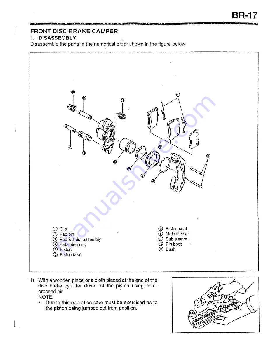 Daihatsu S85 Workshop Manual Download Page 225