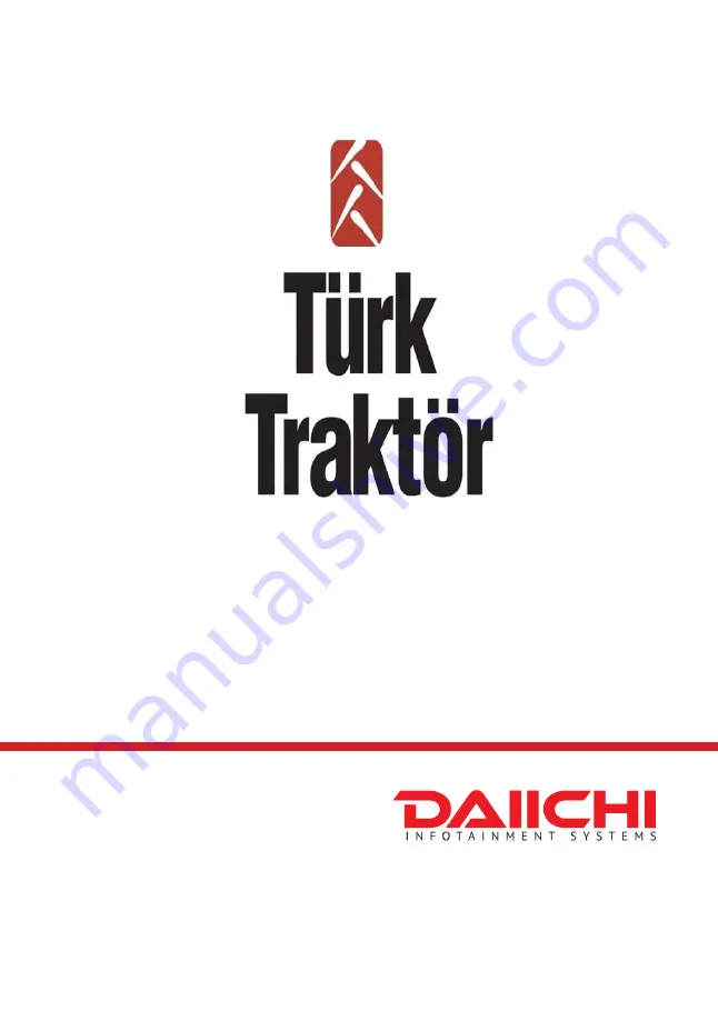 DAIICHI TURK TRAKTOR MP228 BT Скачать руководство пользователя страница 18