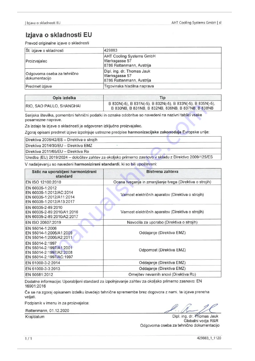 Daikin AHT RIO Скачать руководство пользователя страница 62