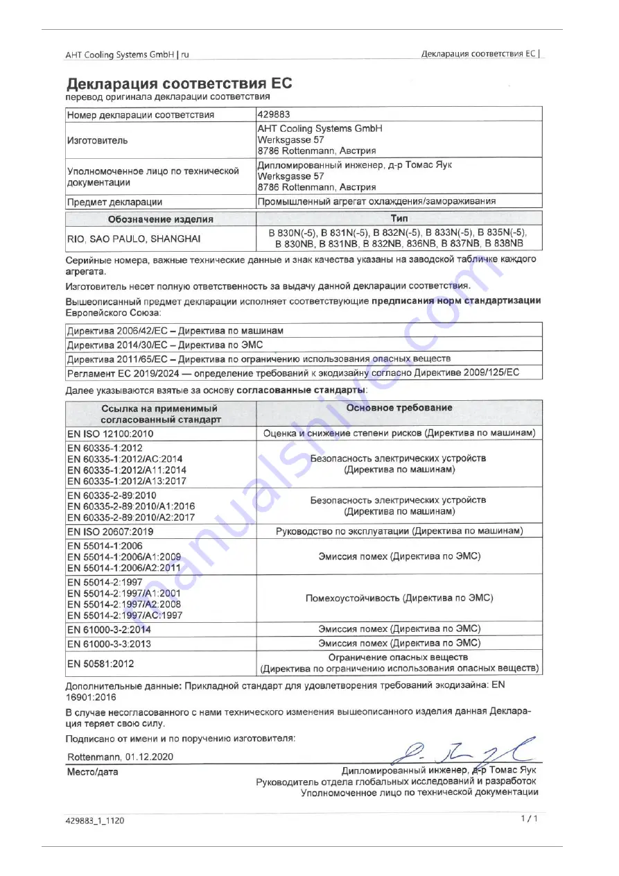 Daikin AHT RIO Скачать руководство пользователя страница 74