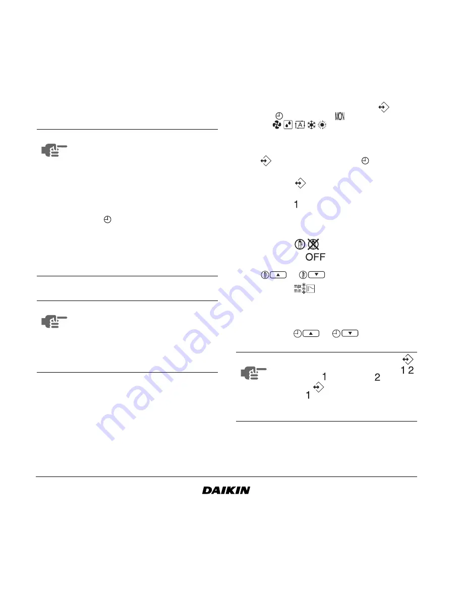 Daikin BRC1D517 Operation Manual Download Page 14