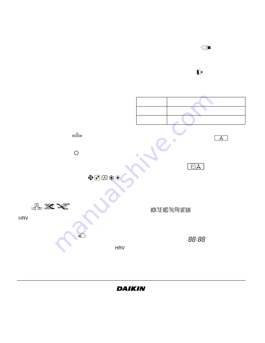 Daikin BRC1D619 Operation Manual Download Page 5