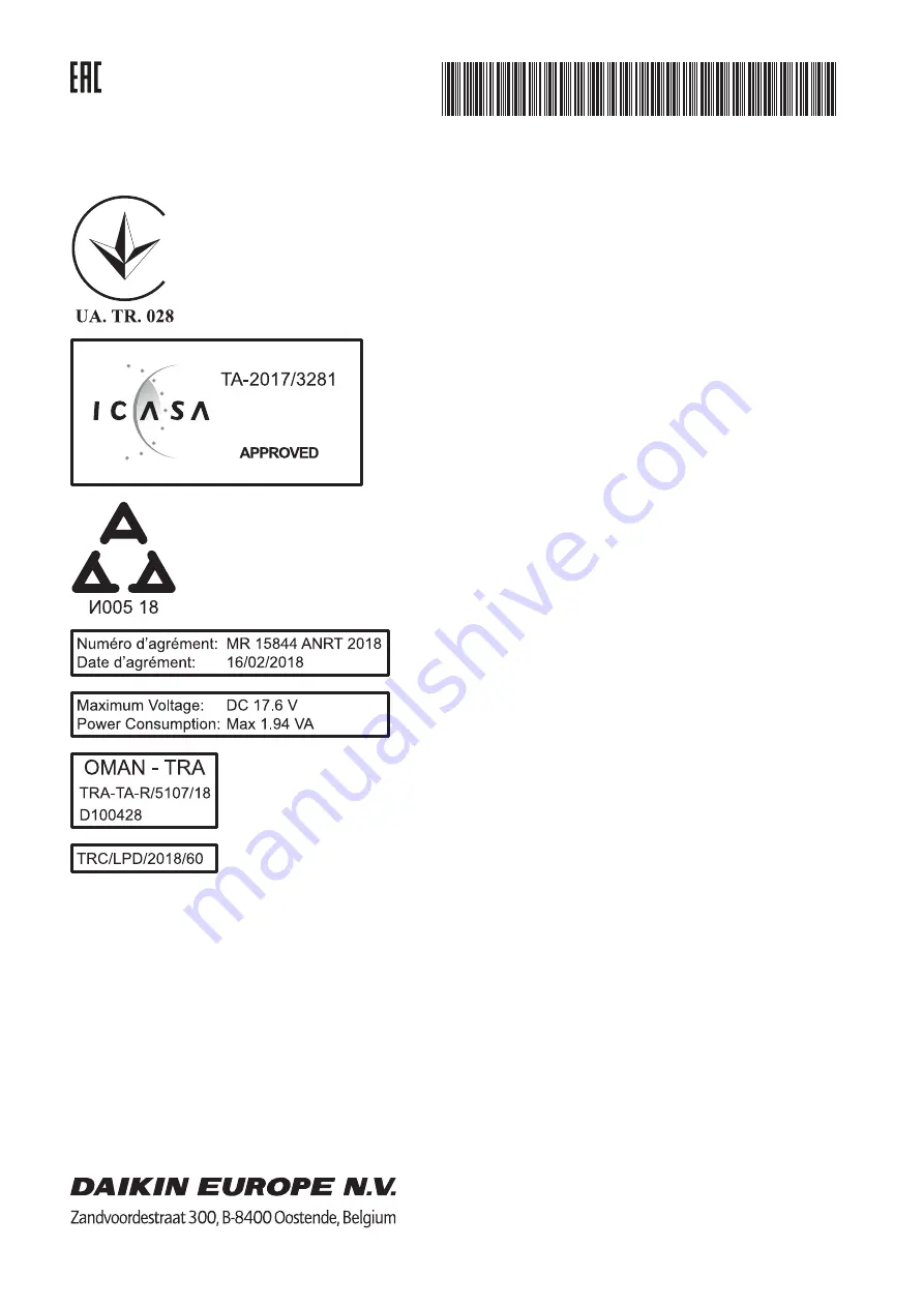 Daikin BRC1H52K Installation And Operation Manual Download Page 12