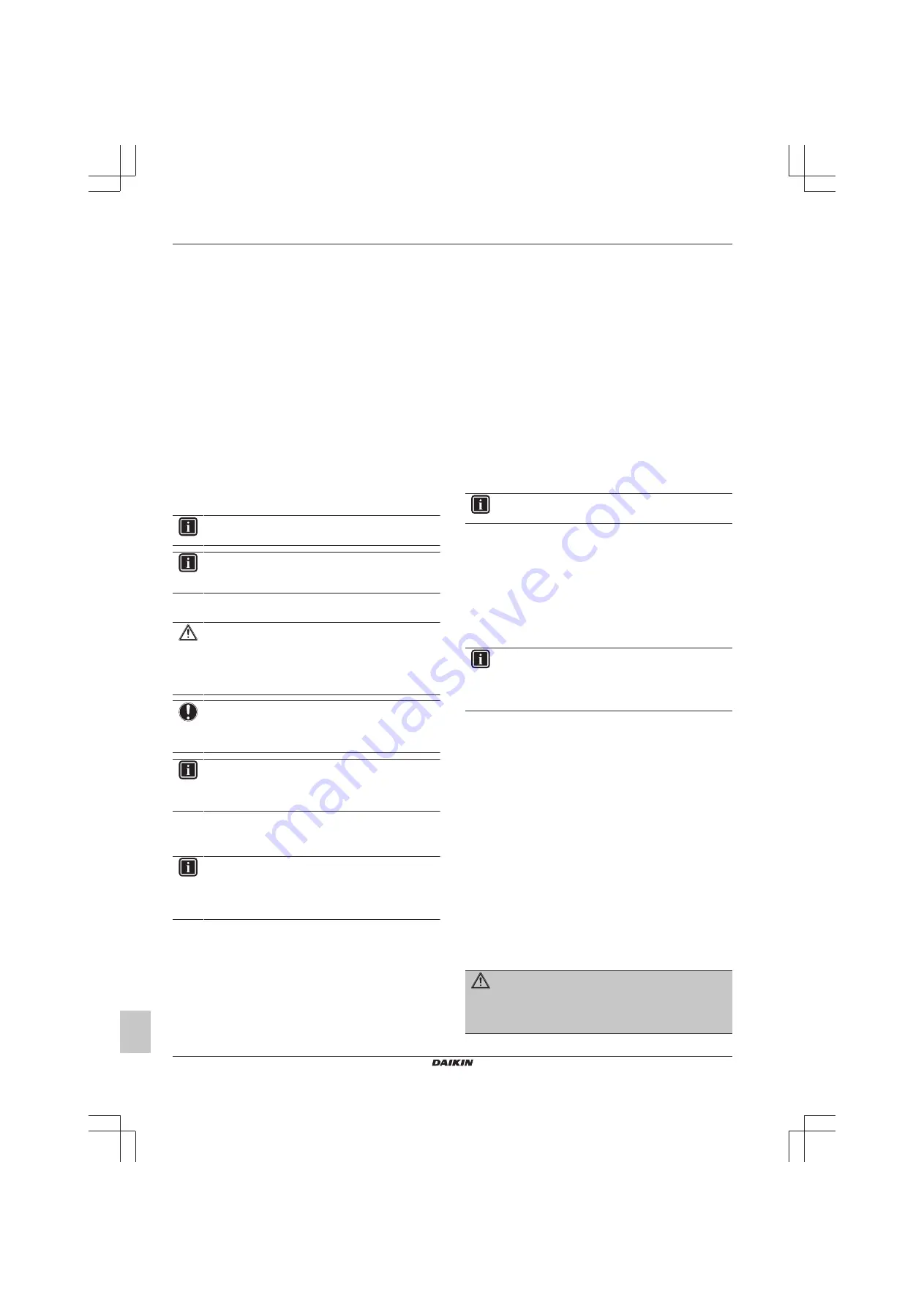 Daikin BRC1H81W7 Installer And User Manual Download Page 44