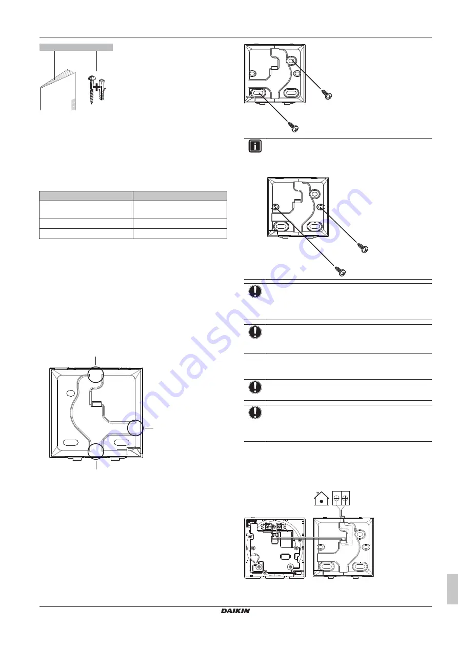 Daikin BRC1H82S Installation And Operation Manual Download Page 9