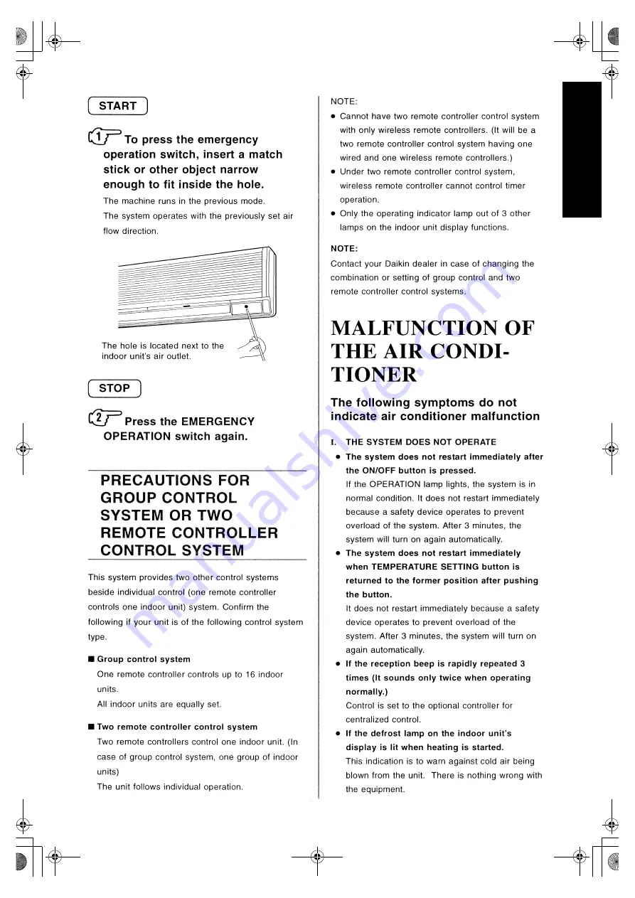 Daikin BRC7C64W Скачать руководство пользователя страница 14