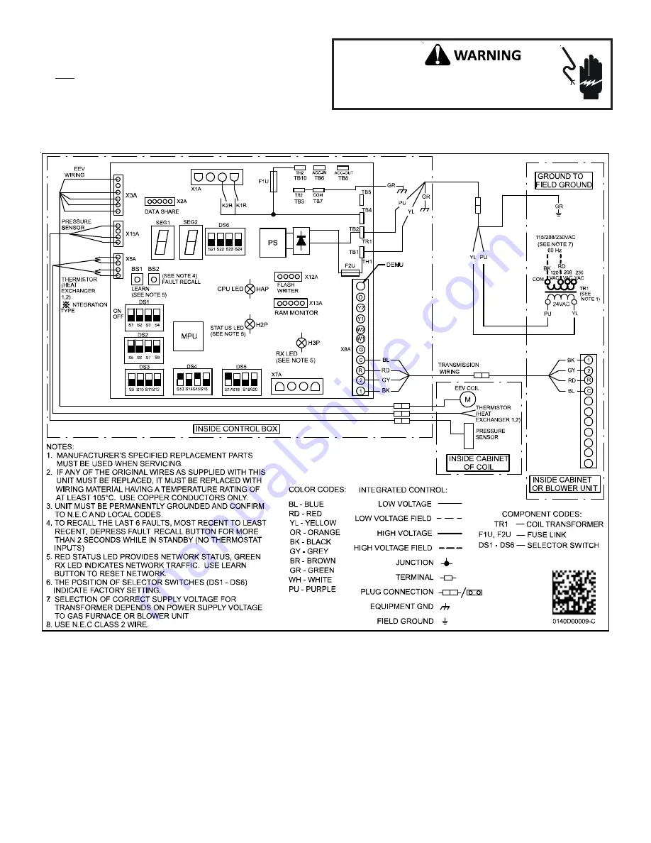 Daikin CHPE Series Скачать руководство пользователя страница 20