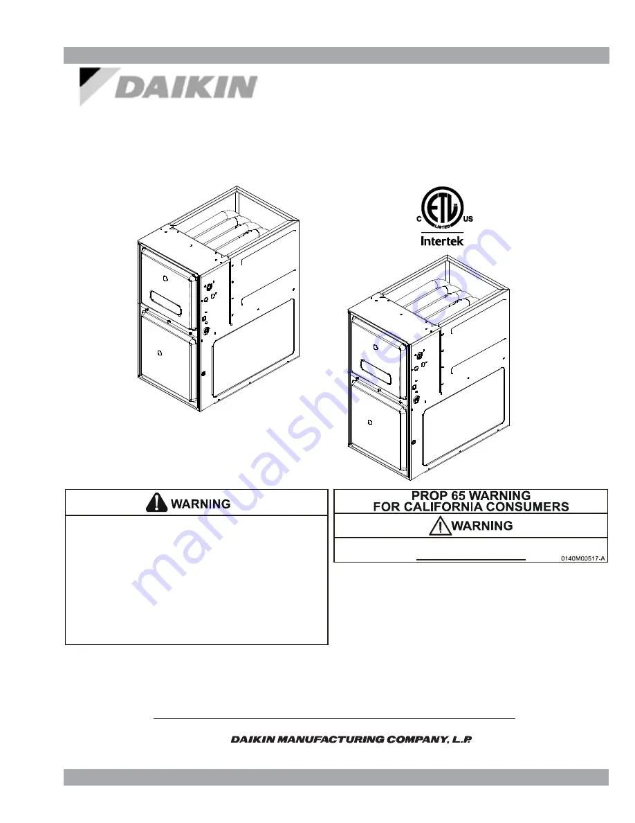 Daikin DM92SE Service Instructions Manual Download Page 1