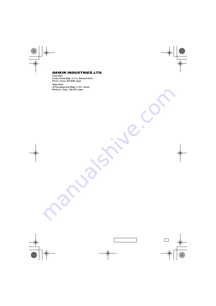 Daikin DST301BA61 Operation Manual Download Page 16