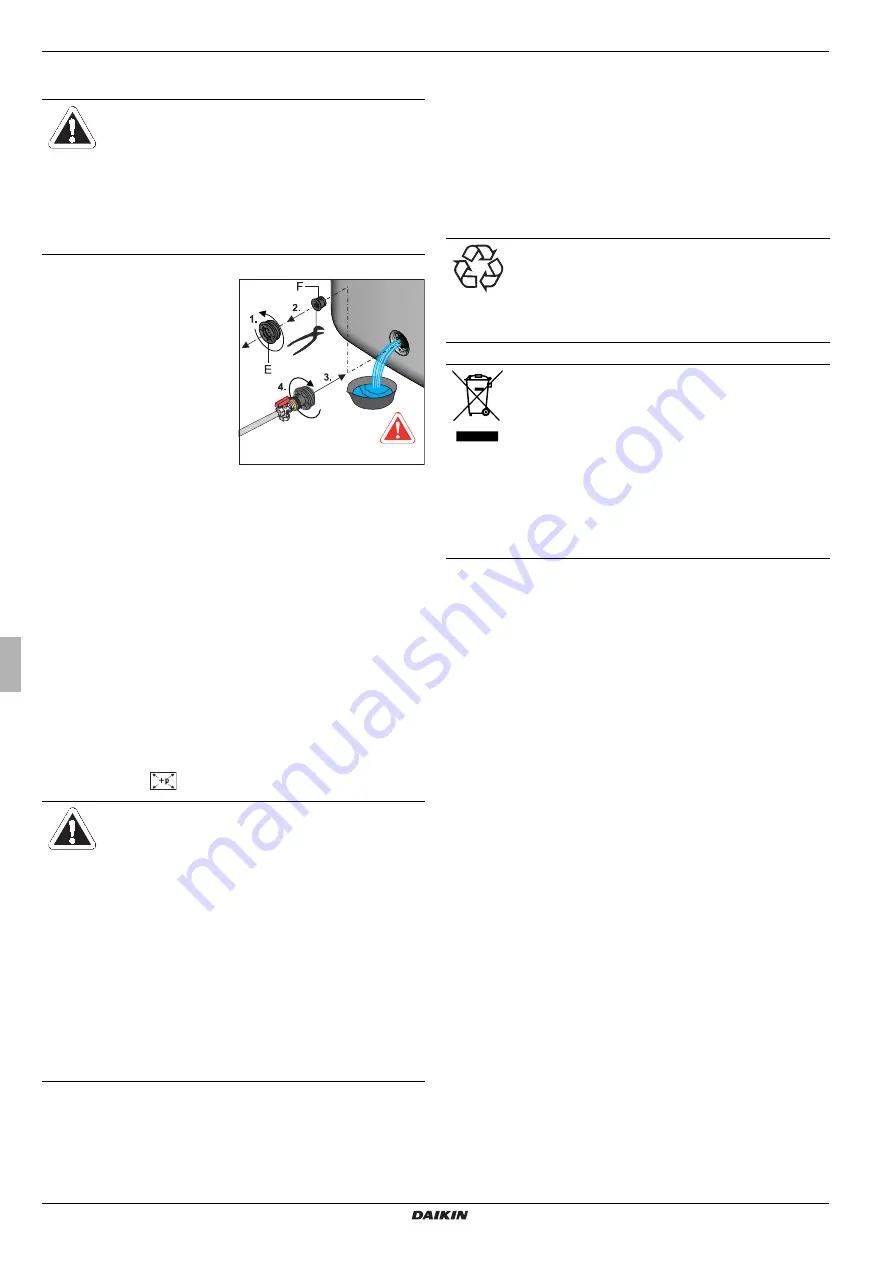 Daikin EKHWP300B Installation And Operating Instructions Manual Download Page 22