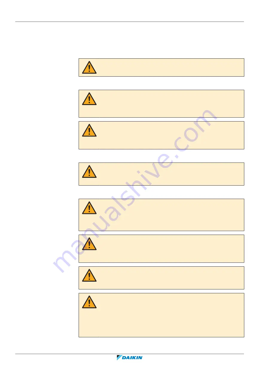 Daikin ERRA08-12EW1 Installer'S Reference Manual Download Page 16