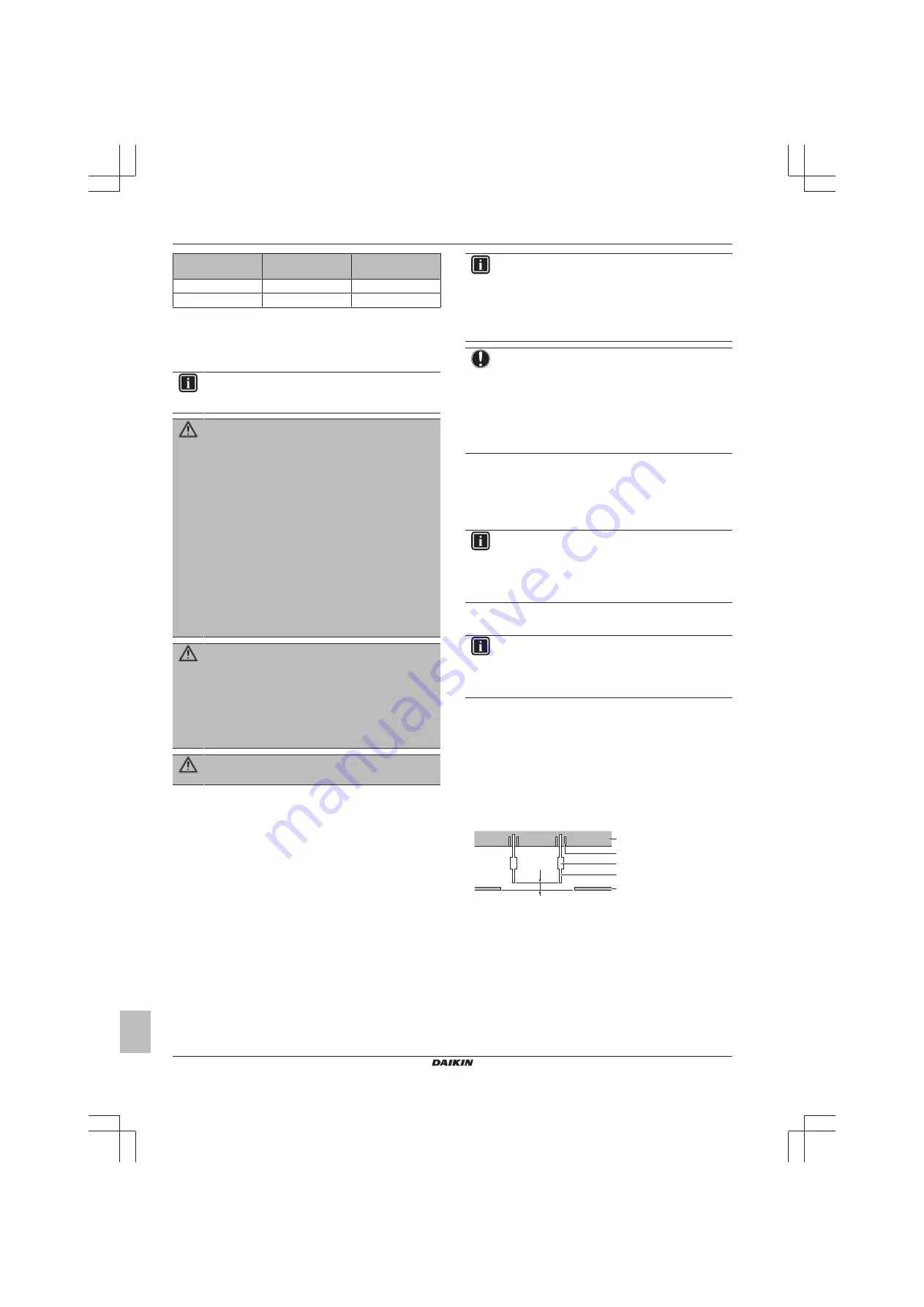 Daikin FCAHG100FVEB Installer And User Reference Manual Download Page 10