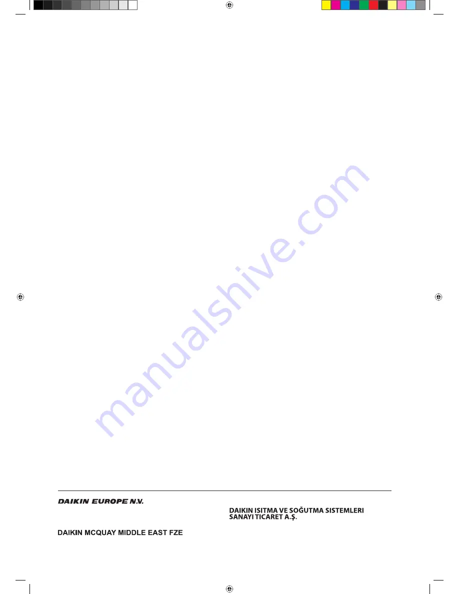 Daikin FCRN50EXV1 Installation Manual Download Page 26