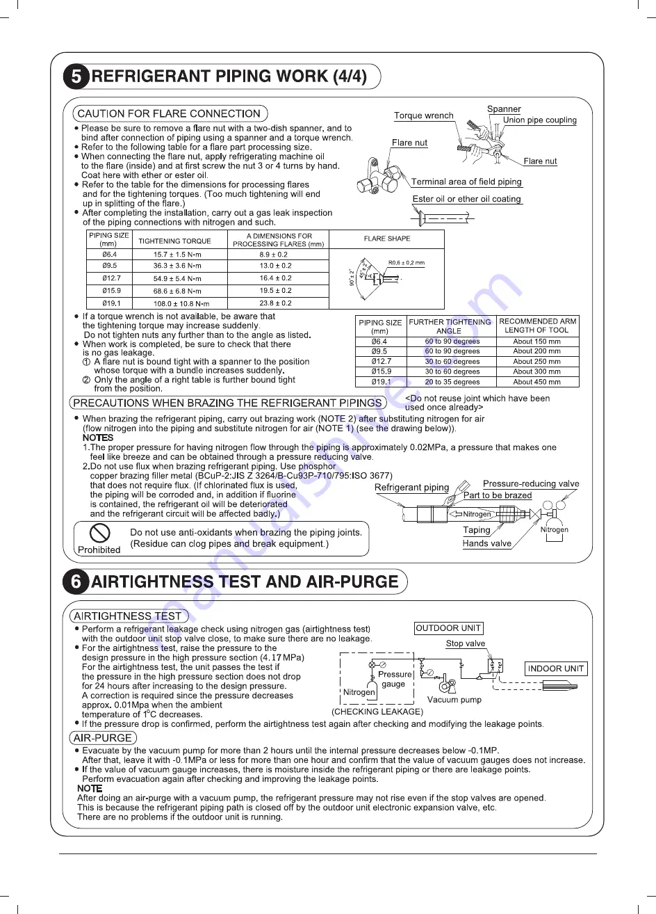 Daikin FDMA71AV16 Installation Manual Download Page 31