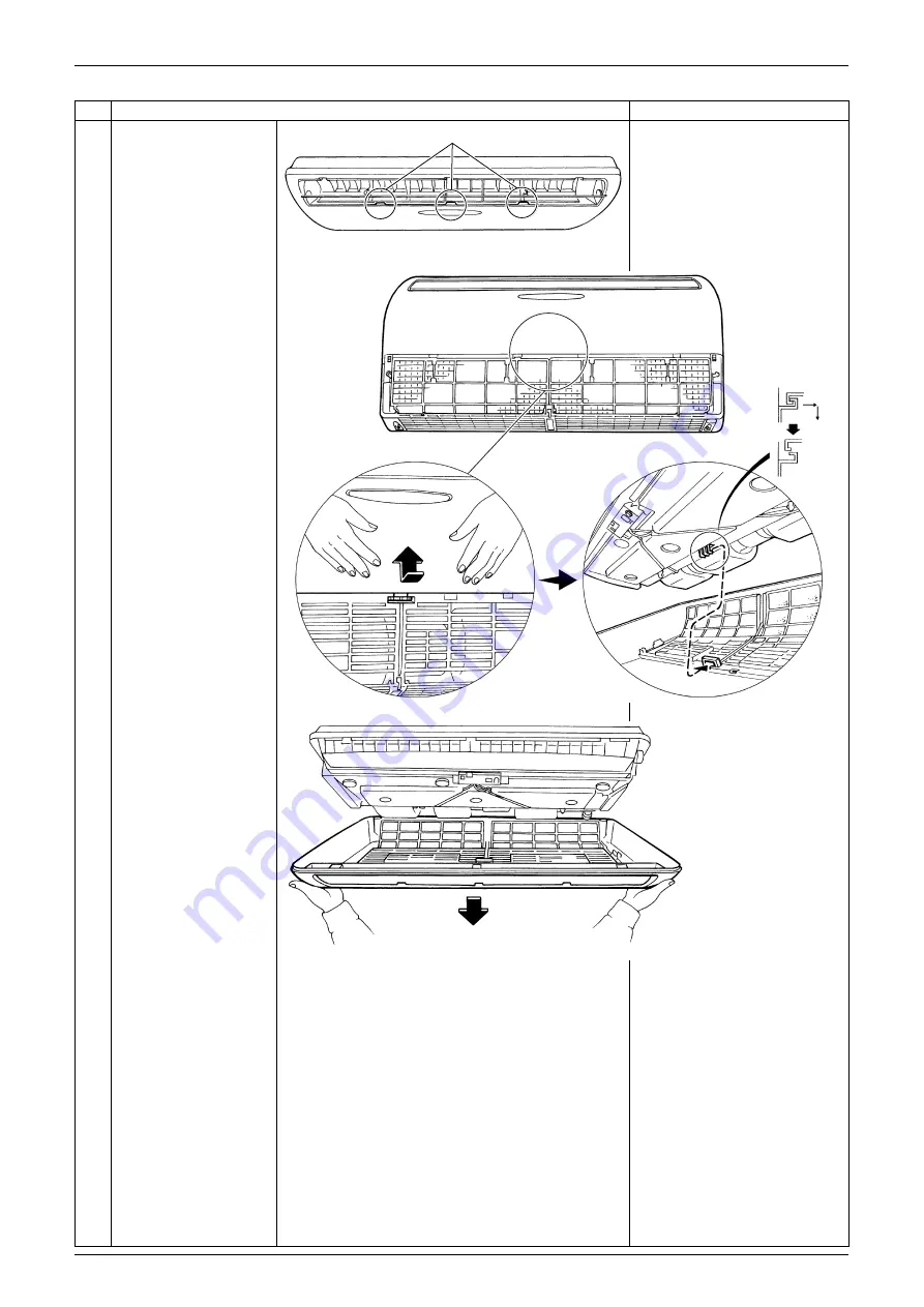 Daikin FLXS25BVMA Service Manual Removal Procedure Download Page 7