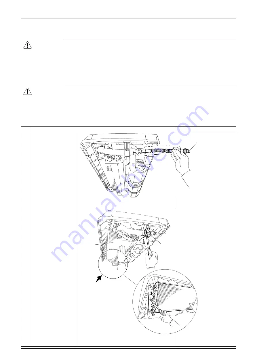 Daikin FLXS25BVMA Service Manual Removal Procedure Download Page 16