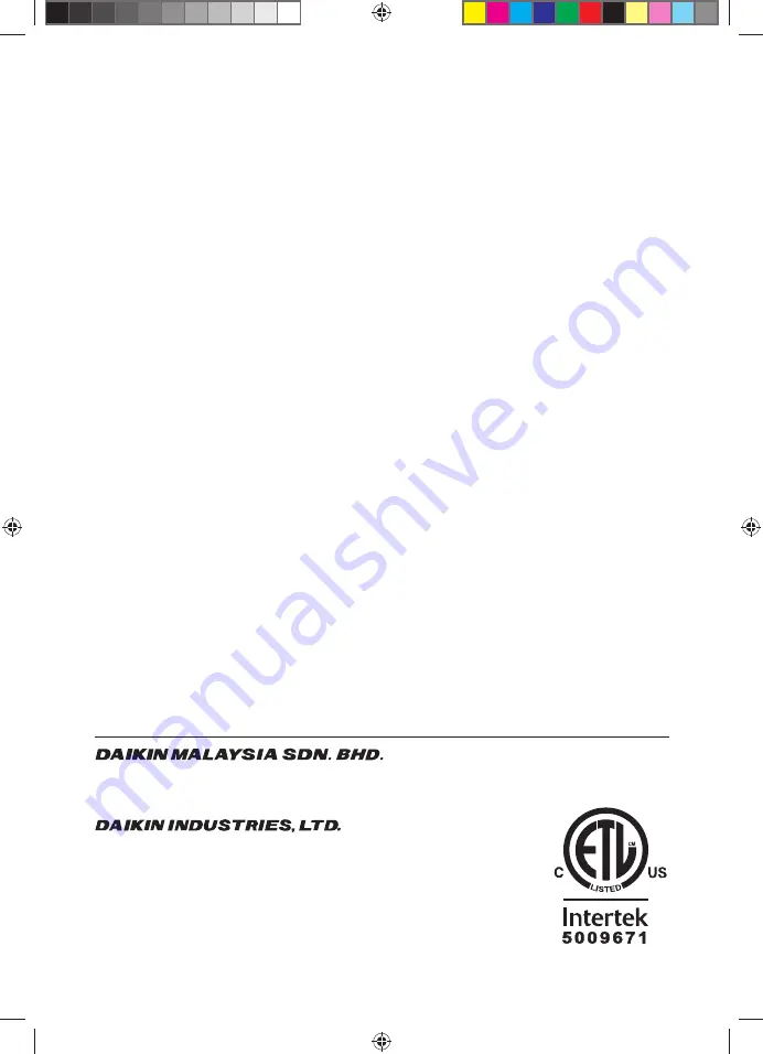 Daikin FTX09AXVJU Operating Manual Download Page 88