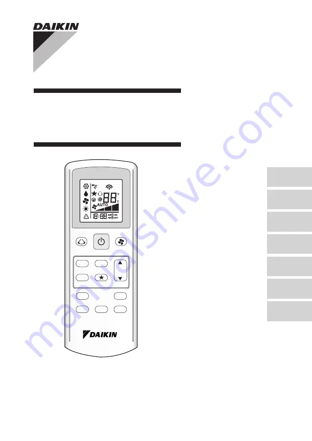 Daikin FTXB50C Скачать руководство пользователя страница 2