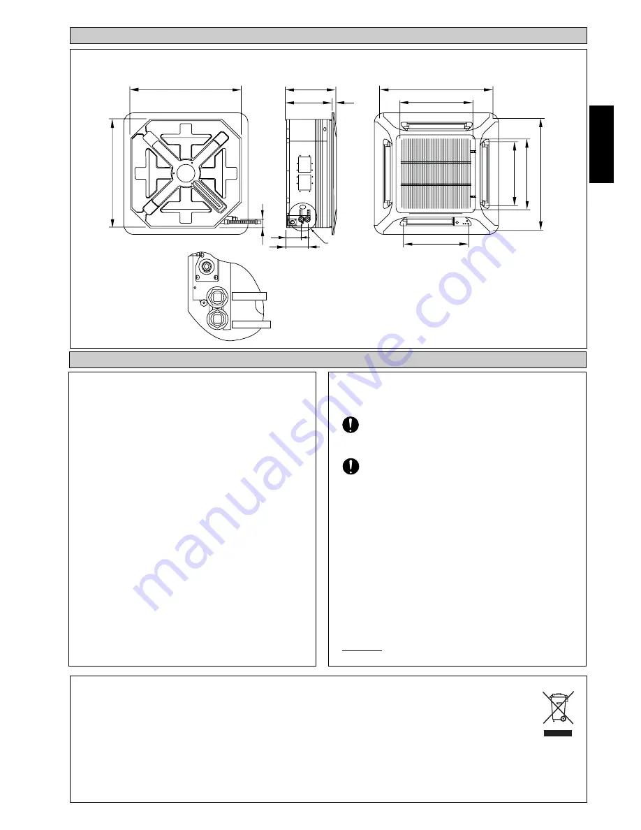 Daikin FWC07AATNMV1 Installation Manual Download Page 9