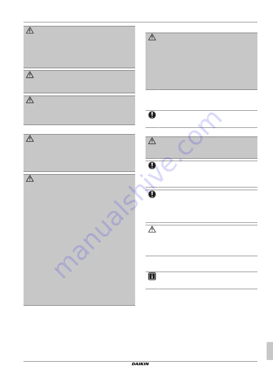 Daikin FXSN71A2VEB Installation And Operation Manual Download Page 7