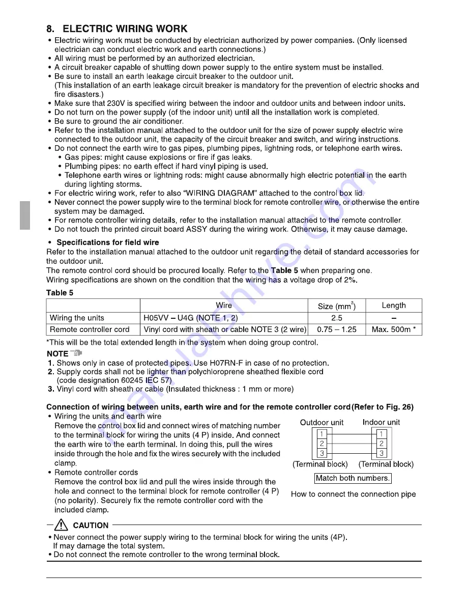 Daikin RZVF50BRV169 Installation Manual Download Page 52