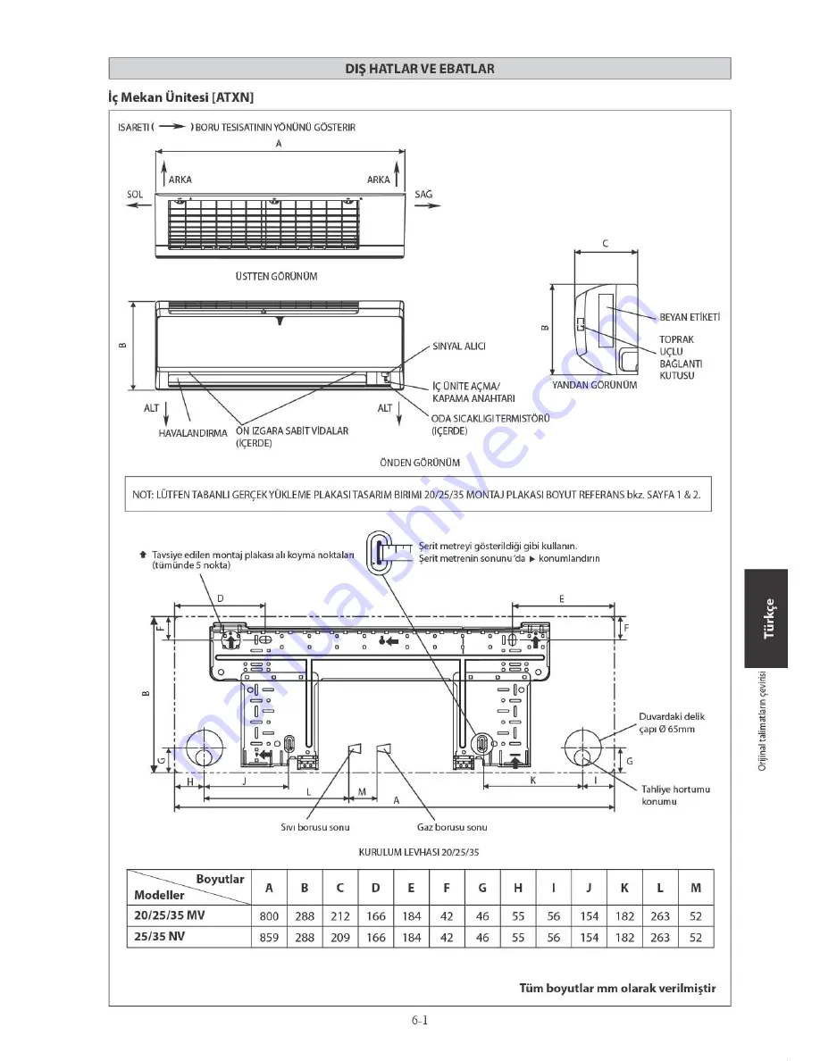 Daikin Siesta ARXN20NV16 Installation Manual Download Page 93