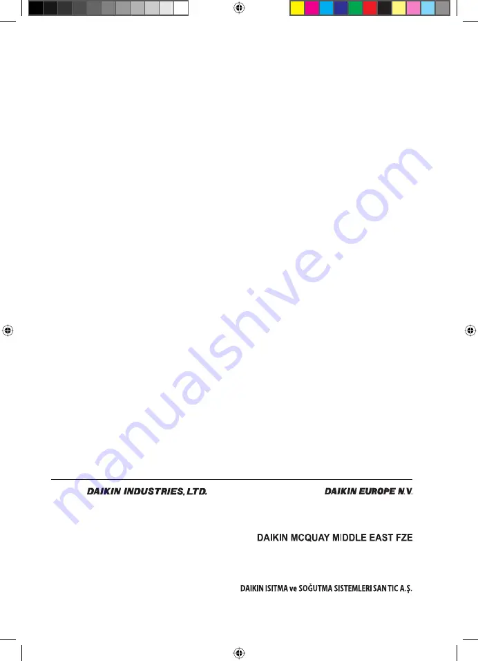 Daikin Siesta ATXN25NB Operating Manual Download Page 40